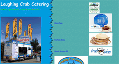 Desktop Screenshot of laughingcrabcatering.com